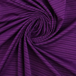 Load image into Gallery viewer, Grape Shimmer Stripe Poly Spandex | Designer Deadstock
