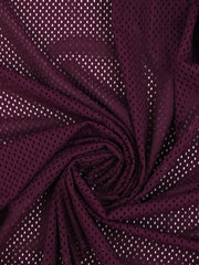 Load image into Gallery viewer, Black Dahlia Nylon Spandex Mesh | Designer Deadstock
