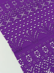 Load image into Gallery viewer, Turnip Nylon Spandex Lace Stripe | Designer Deadstock
