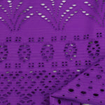 Load image into Gallery viewer, Turnip Nylon Spandex Lace Stripe | Designer Deadstock
