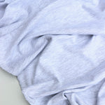 Load image into Gallery viewer, Light Heather Gray Heavy Bamboo Spandex | Designer Deadstock
