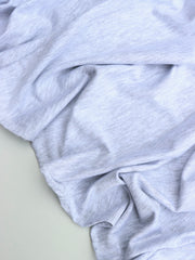 Load image into Gallery viewer, Light Heather Gray Heavy Bamboo Spandex | Designer Deadstock