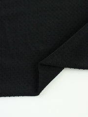 Load image into Gallery viewer, Black Textured Poly Spandex | Designer Deadstock
