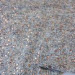 Load image into Gallery viewer, Gray Marl &amp; Rose Gold Flecks Sibley Brushed Sweater Knit
