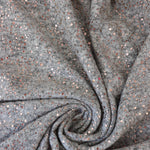 Load image into Gallery viewer, Gray Marl &amp; Rose Gold Flecks Sibley Brushed Sweater Knit
