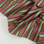 Load image into Gallery viewer, Bright Stripes Lurex Poly Spandex | Designer Deadstock
