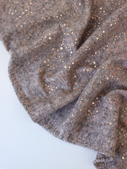 Load image into Gallery viewer, Dusty Mauve Marl &amp; Rose Gold Flecks Sibley Brushed Sweater Knit