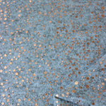 Load image into Gallery viewer, Dusty Blue Marl &amp; Rose Gold Flecks Sibley Brushed Sweater Knit
