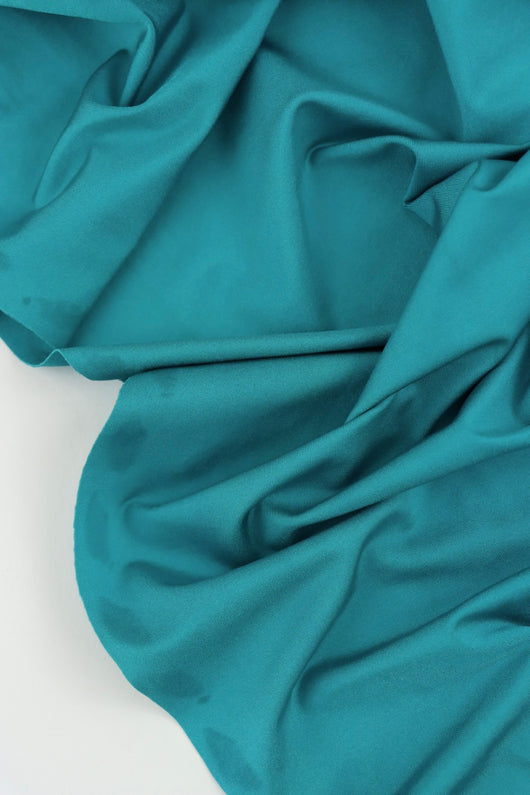 Caribbean Blue Nylon Spandex | Designer Deadstock