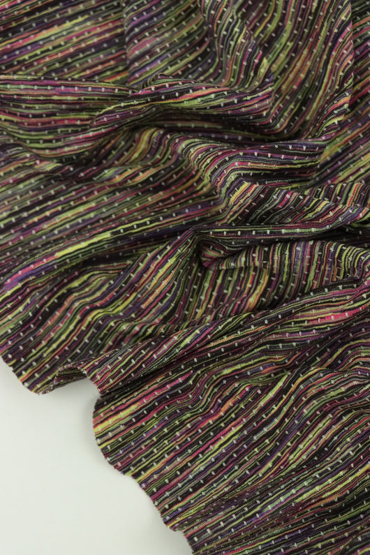 Space Dyed Pique Dot Nylon Spandex | Designer Deadstock