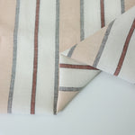 Load image into Gallery viewer, Beige Camden Stripe Cotton Linen
