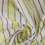 Load image into Gallery viewer, Yellow Camden Stripe Cotton Linen
