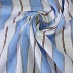 Load image into Gallery viewer, Blue Camden Stripe Cotton Linen
