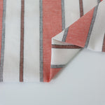 Load image into Gallery viewer, Coral Camden Stripe Cotton Linen
