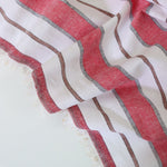 Load image into Gallery viewer, Red Camden Stripe Cotton Linen
