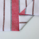 Load image into Gallery viewer, Red Camden Stripe Cotton Linen
