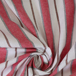 Load image into Gallery viewer, Red Camden Stripe Cotton Linen
