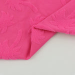 Load image into Gallery viewer, Venus Pink Palm Jacquard Poly Spandex | Designer Deadstock
