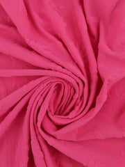 Load image into Gallery viewer, Venus Pink Palm Jacquard Poly Spandex | Designer Deadstock
