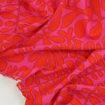 Load image into Gallery viewer, Fuchsia &amp; Poppy Sea Dreamer Nylon Spandex | Designer Deadstock

