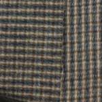 Load image into Gallery viewer, Denim/Linen/Cinnamon Box Plaid Melton Double Weave Wool | By The Half Yard
