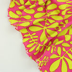 Load image into Gallery viewer, Venus Pink &amp; Lemongrass Sea Dreamer Nylon Spandex | Designer Deadstock
