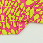 Load image into Gallery viewer, Venus Pink &amp; Lemongrass Sea Dreamer Nylon Spandex | Designer Deadstock
