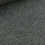 Load image into Gallery viewer, Black &amp; White Houndstooth Melton Double Weave Wool | By The Half Yard
