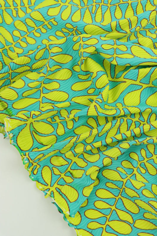 Mint & Lemongrass Sea Dreamer Nylon Spandex | Designer Deadstock