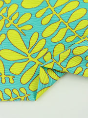 Load image into Gallery viewer, Mint &amp; Lemongrass Sea Dreamer Nylon Spandex | Designer Deadstock
