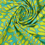 Load image into Gallery viewer, Mint &amp; Lemongrass Sea Dreamer Nylon Spandex | Designer Deadstock
