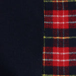 Load image into Gallery viewer, Red/Navy/Yellow Plaid Melton Double Weave Wool | By The Half Yard
