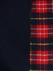 Load image into Gallery viewer, Red/Navy/Yellow Plaid Melton Double Weave Wool | By The Half Yard

