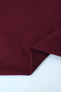 Burgundy Stretch Twill