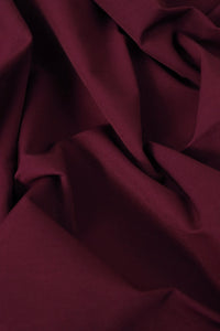 Burgundy Stretch Twill