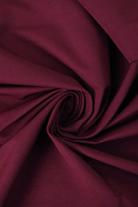 Burgundy Stretch Twill