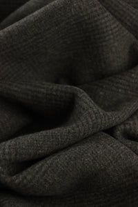 Cedar & Silt Plaid Melton Double Weave Wool | By The Half Yard