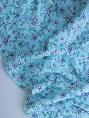 Load image into Gallery viewer, Aqua Crinkle Floral Knit