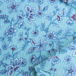 Load image into Gallery viewer, Aqua Crinkle Floral Knit

