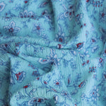 Load image into Gallery viewer, Aqua Crinkle Floral Knit
