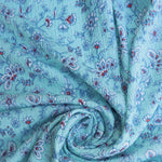 Load image into Gallery viewer, Aqua Crinkle Floral Knit
