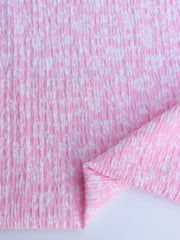 Load image into Gallery viewer, Pink Crinkle Floral Knit