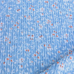 Load image into Gallery viewer, Blue Crinkle Floral Knit
