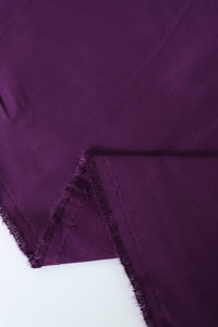 Plum Stretch Twill