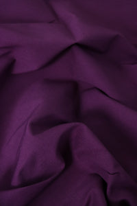 Plum Stretch Twill