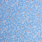 Load image into Gallery viewer, Blue Crinkle Floral Knit
