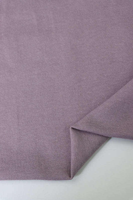 Hazy Lavender Cotton Spandex French Terry