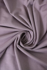 Hazy Lavender Cotton Spandex French Terry