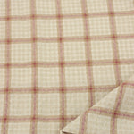 Load image into Gallery viewer, Cream &amp; Clay Plaid Cotton Double Gauze | Designer Deadstock
