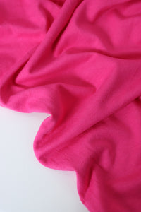 Cosmo Pink Cotton Spandex French Terry